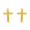 Thumbnail Image 1 of Cross Stud Earrings in 10K Gold