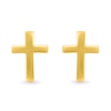 Thumbnail Image 0 of Cross Stud Earrings in 10K Gold