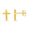 Thumbnail Image 2 of Cross Stud Earrings in 10K Gold