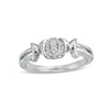 Thumbnail Image 0 of 0.065 CT. T.W. Composite Diamond "MOM" Split Shank Ring in Sterling Silver