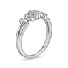 Thumbnail Image 3 of 0.065 CT. T.W. Composite Diamond "MOM" Split Shank Ring in Sterling Silver