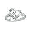 Thumbnail Image 0 of Diamond Accent Heart Ring in Sterling Silver