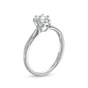 Thumbnail Image 2 of 0.70 CT. Certified Pear-Shaped Diamond Solitaire Engagement Ring in 14K White Gold (I/I1)