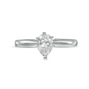 CT. Certified Pear-Shaped Diamond Solitaire Engagement Ring in 14K White Gold (I/I1