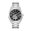 Men's Bulova Surveyor Automatic Watch with Black Skeleton Dial (Model: 96A270)