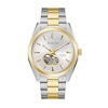 Men's Bulova Surveyor Two-Tone Automatic Watch with Silver-Tone Skeleton Dial (Model: 98A284)