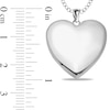 Thumbnail Image 2 of Birth Flower and Photo Heart Locket in Sterling Silver (1 Month, Line and 1-2 Images)