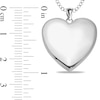 Thumbnail Image 3 of Birth Flower and Photo Heart Locket in Sterling Silver (1 Month, Line and 1-2 Images)