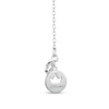 Thumbnail Image 2 of Enchanted Disney Jasmine Blue Topaz and 0.04 CT. T.W. Diamond Elephant Pendant in Sterling Silver with 10K Rose Gold