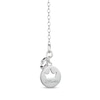 Thumbnail Image 2 of Enchanted Disney Villains Evil Queen Garnet and 0.085 CT. T.W. Diamond Key Pendant in Sterling Silver and 10K Gold- 19"