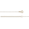 Thumbnail Image 3 of Baguette Blue Sapphire Solitaire Necklace in 10K Gold