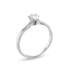 Thumbnail Image 2 of 0.37 CT. Certified Pear-Shaped Diamond Solitaire Engagement Ring in 14K White Gold (I/I1)