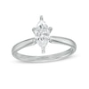 Thumbnail Image 1 of 1.00 CT. Certified Marquise Diamond Solitaire Engagement Ring in 14K White Gold (I/I1)