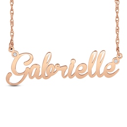 Diamond Accent Name Necklace (1 Line)