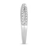 Thumbnail Image 1 of 0.37 CT. T.W. Diamond Crossover Anniversary Band in 14K White Gold