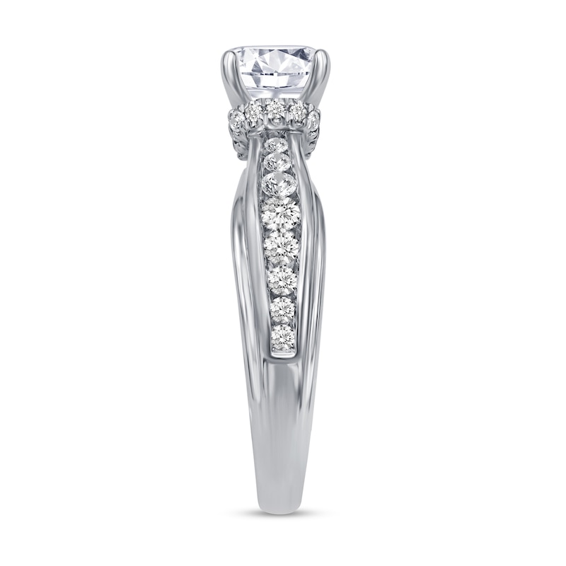 0.45 CT. T.W. Diamond Semi-Mount in 14K White Gold