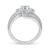 Thumbnail Image 3 of 1.45 CT. T.W. Diamond Three Stone Bypass Engagement Ring in 14K White Gold