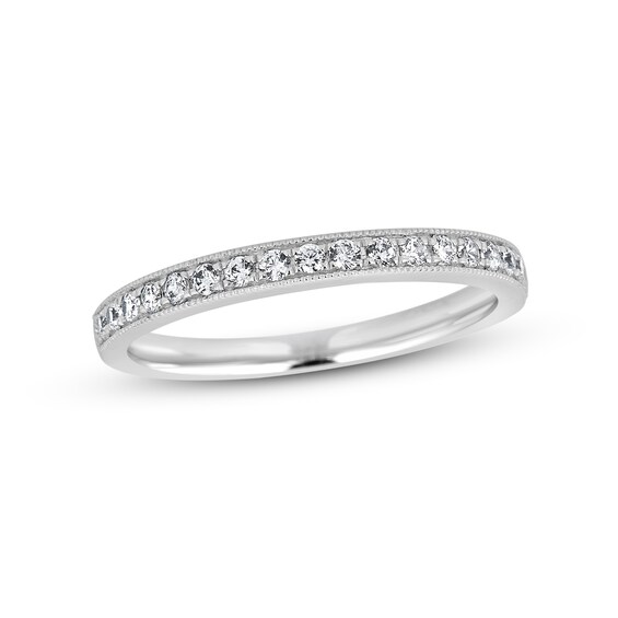 0.97 CT. T.W. Diamond Scallop Edge Frame Bridal Set in 14K White Gold