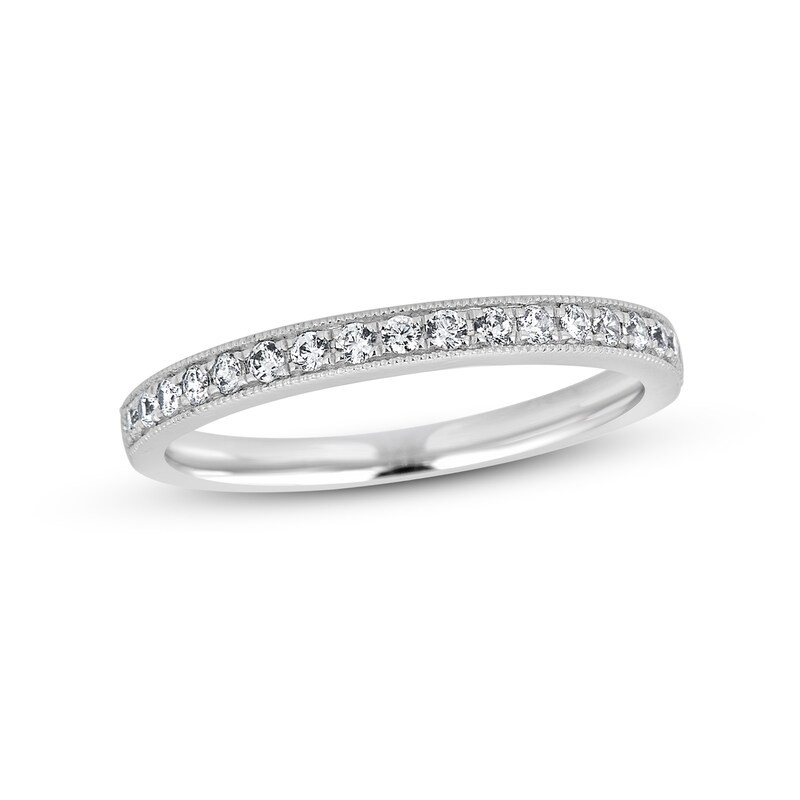 0.97 CT. T.W. Diamond Scallop Edge Frame Bridal Set in 14K White Gold
