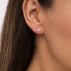 Thumbnail Image 2 of 0.20 CT. T.W. Diamond Solitaire Stud Earrings in 10K Gold