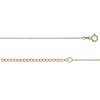 Thumbnail Image 3 of Baguette Aquamarine Solitaire Necklace in 10K Gold