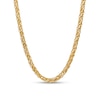 Thumbnail Image 1 of 3.0mm Diamond-Cut Spiga Chain Necklace in Hollow 14K Gold - 22"