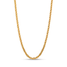 1.25mm Sparkle Chain Necklace in Hollow 14K Gold - 20"