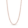 Thumbnail Image 1 of 1.15mm Perfectina Chain Necklace in Solid 14K Rose Gold - 16"