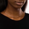 Thumbnail Image 2 of 1.15mm Perfectina Chain Necklace in Solid 14K Rose Gold - 16"