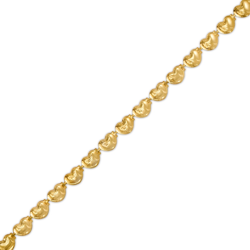 Mini Puff Hearts Stampato Bracelet in 10K Gold - 7.25"|Peoples Jewellers