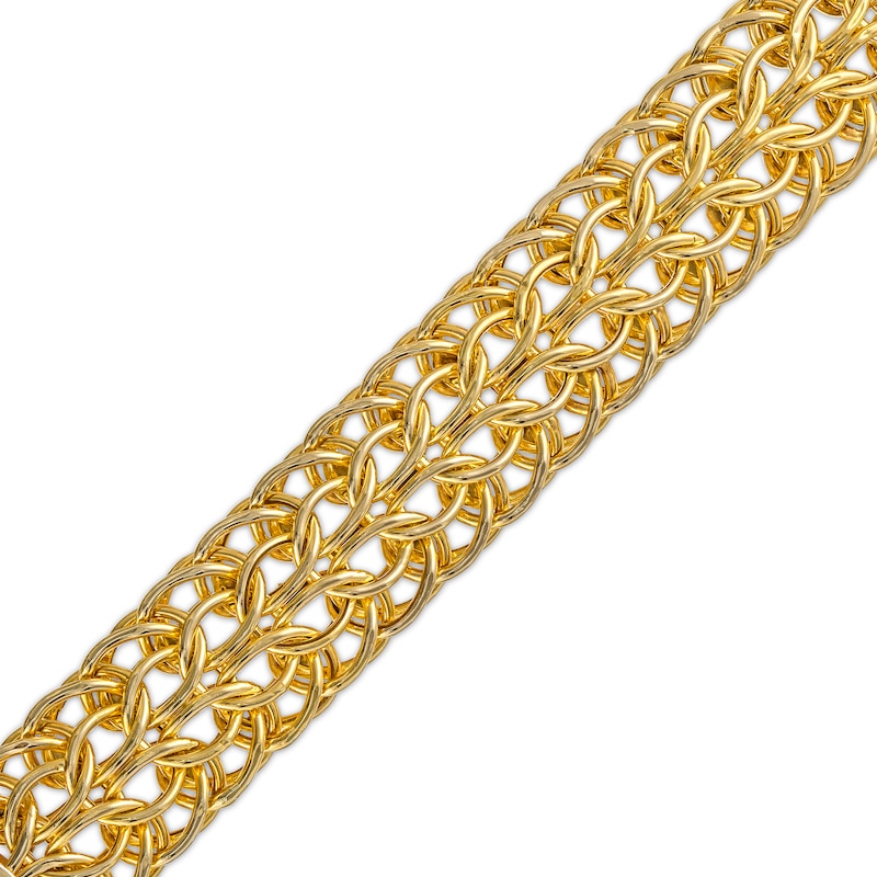 Main Image 1 of 12.3mm Sedusa Link Chain Bracelet in Hollow 14K Gold - 8"