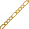 Thumbnail Image 0 of Men's 5.8mm Figaro Chain Bracelet in Hollow 14K Gold - 9"