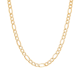 Men's 5.8mm Figaro Chain Necklace in Hollow 14K Gold - 26&quot;