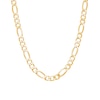 Men's 7.2mm Figaro Chain Necklace in Hollow 14K Gold