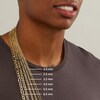 Thumbnail Image 4 of Men's 9.0mm Figaro Chain Necklace in Hollow 10K Gold - 26"