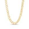 Thumbnail Image 1 of Men's 11.3mm Curb Chain Necklace in Hollow 10K Gold - 26"