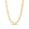 Thumbnail Image 0 of Men's 11.3mm Curb Chain Necklace in Hollow 10K Gold - 26"