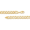 Thumbnail Image 2 of Men's 11.3mm Curb Chain Necklace in Hollow 10K Gold - 26"
