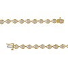 Thumbnail Image 3 of 1.00 CT. T.W. Composite Diamond Teardrop Line Bracelet in 10K Gold – 7.5"