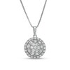 Thumbnail Image 1 of 0.50 CT. T.W. Composite Diamond Pendant in 10K White Gold