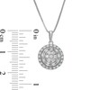 Thumbnail Image 3 of 0.50 CT. T.W. Composite Diamond Pendant in 10K White Gold