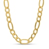 Thumbnail Image 1 of Men's 5.8mm Figaro Chain Necklace in Hollow 14K Gold - 22"