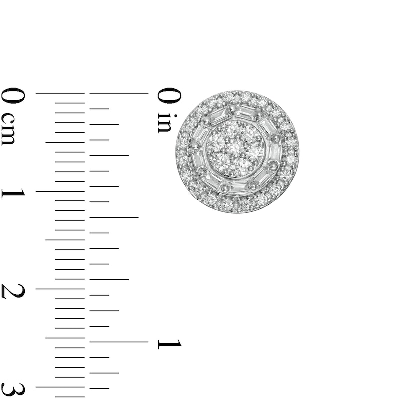 1.00 CT. T.W. Composite Diamond Stud Earrings in 10K Gold
