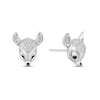 Thumbnail Image 1 of Disney Treasures Bambi 0.115 CT. T.W. Diamond Stud Earrings in Sterling Silver