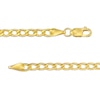 Thumbnail Image 2 of Child's 3.2mm Curb Chain Bracelet in Hollow 14K Gold – 6"