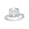 Thumbnail Image 0 of 4.00 CT. Certified Diamond Solitaire Engagement Ring in 14K White Gold (I/I2)