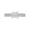 Thumbnail Image 3 of TRUE Lab-Created Diamonds by Vera Wang Love 1.45 CT. T.W. Double Row Shank Engagement Ring in 14K White Gold