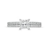 Thumbnail Image 4 of Vera Wang Love Collection 1.45 CT. T.W. Certified Lab-Grown Diamond Double Row Shank Engagement Ring in 14K White Gold