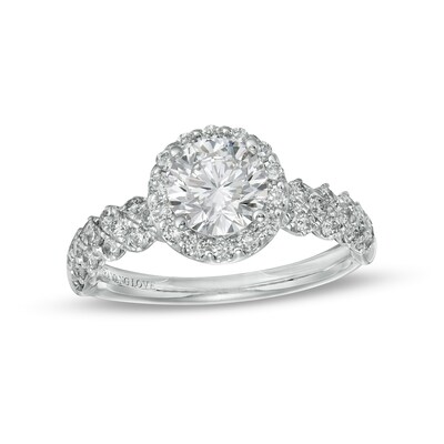 Vera Wang Love Collection 1.69 CT. T.W. Certified Lab-Created Diamond Frame Engagement Ring in 14K White Gold