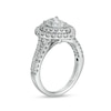 Thumbnail Image 3 of Vera Wang Love Collection 1.95 CT. T.W. Certified Lab-Grown Diamond Double Frame Engagement Ring in 14K White Gold